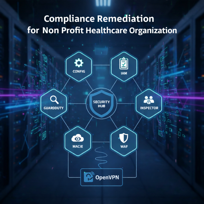 AI-Driven Compliance Remediation for a Non-Profit Healthcare Organization — overview visual