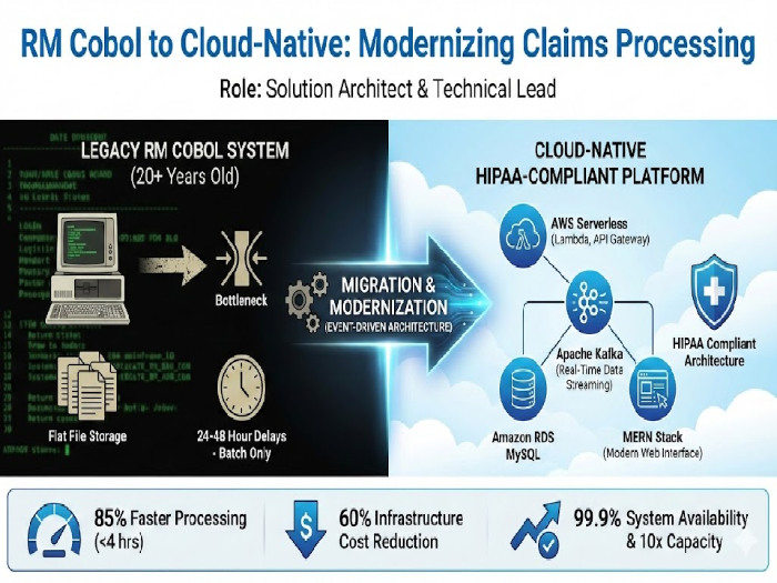 RM Cobol to AI-Powered Cloud-Native: Modernizing Claims Processing