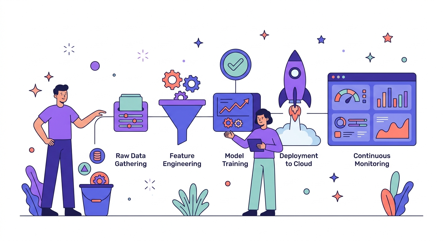AI-Powered Predictive Analytics illustration