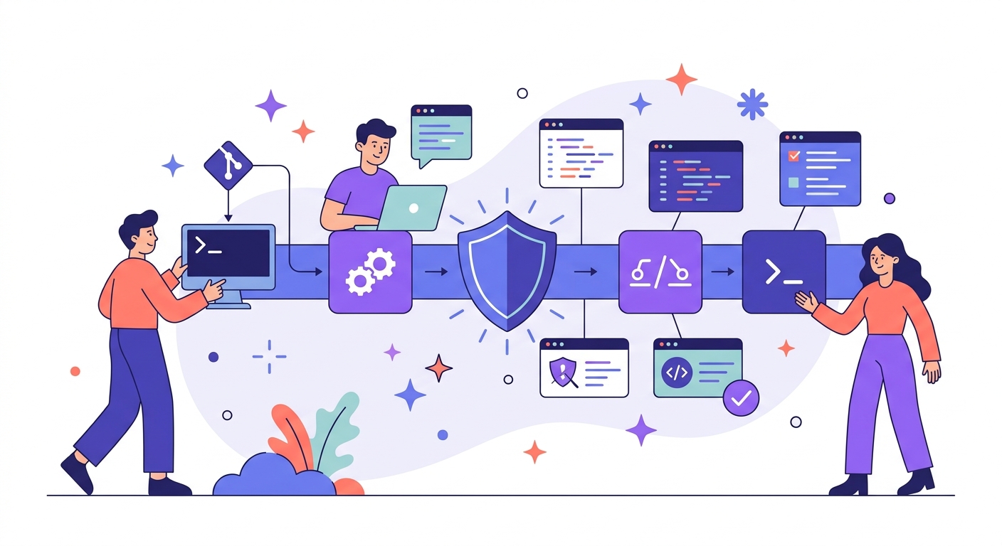 Automated Security & Compliance (DevSecOps) illustration