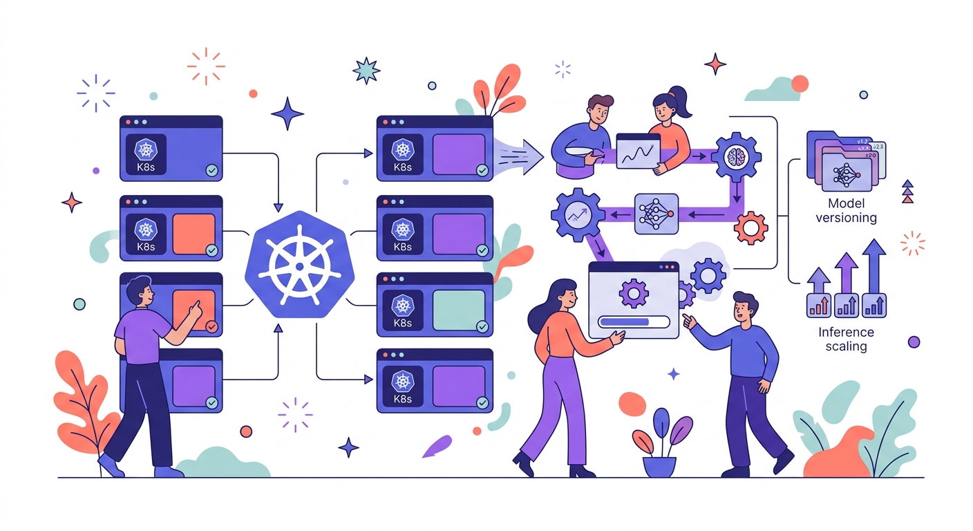 Container Orchestration & MLOps illustration
