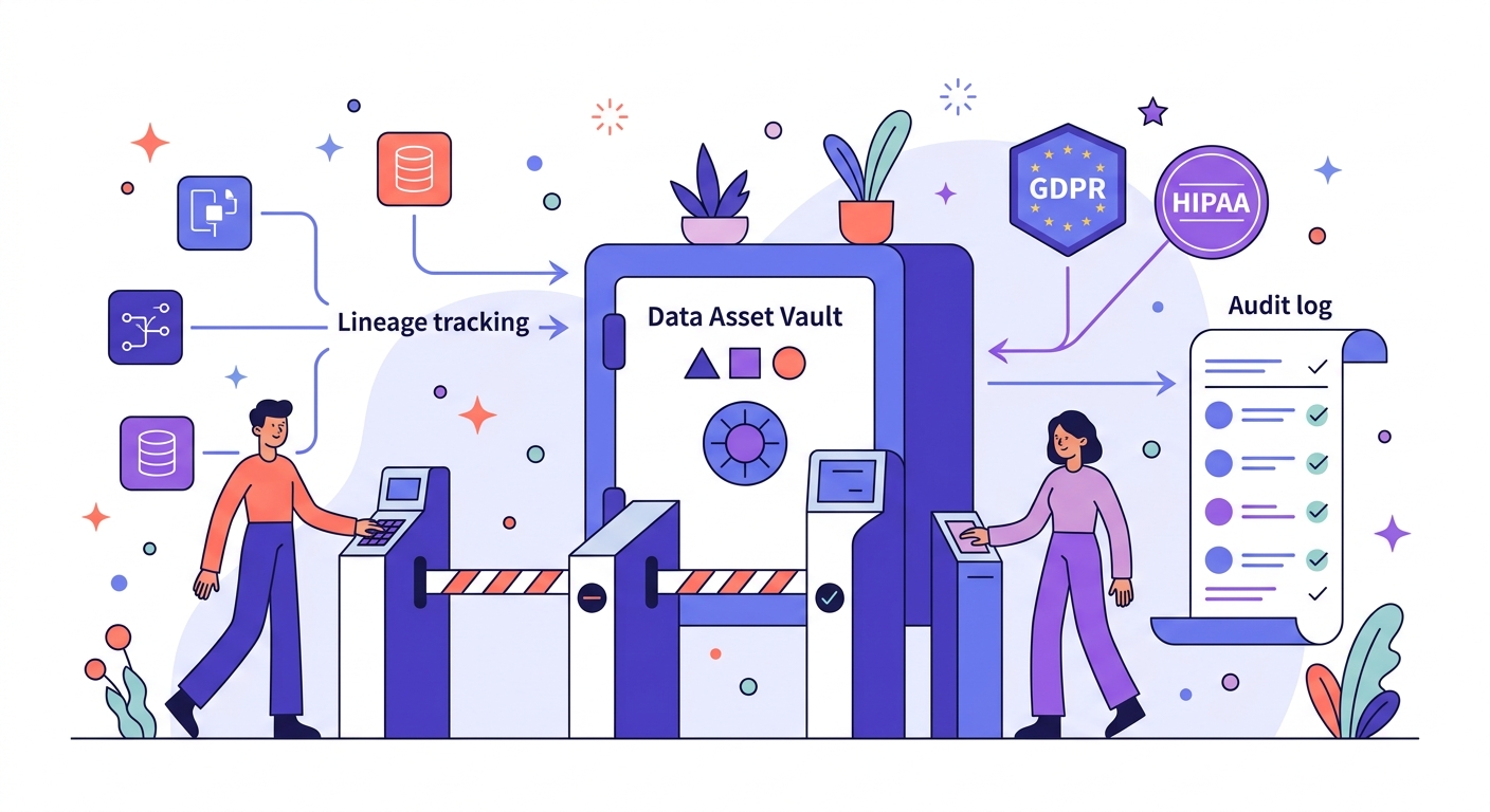 Data Governance & Compliance illustration