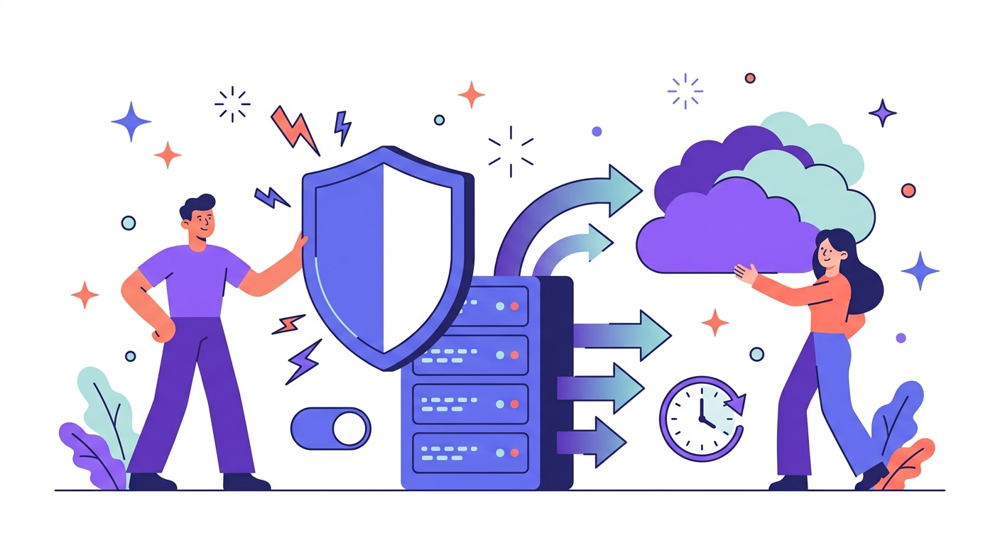 Disaster Recovery & Business Continuity illustration