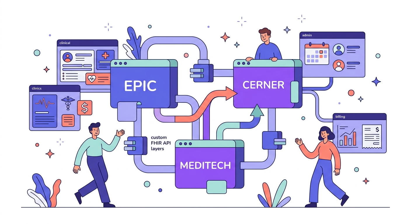 EMR/EHR Integration & Customization illustration