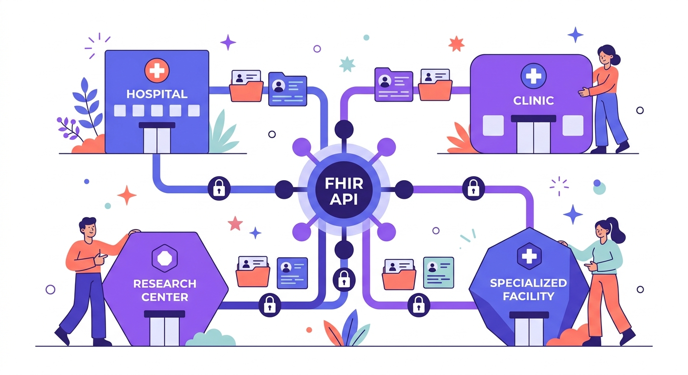EMR/EHR Integration & Interoperability illustration