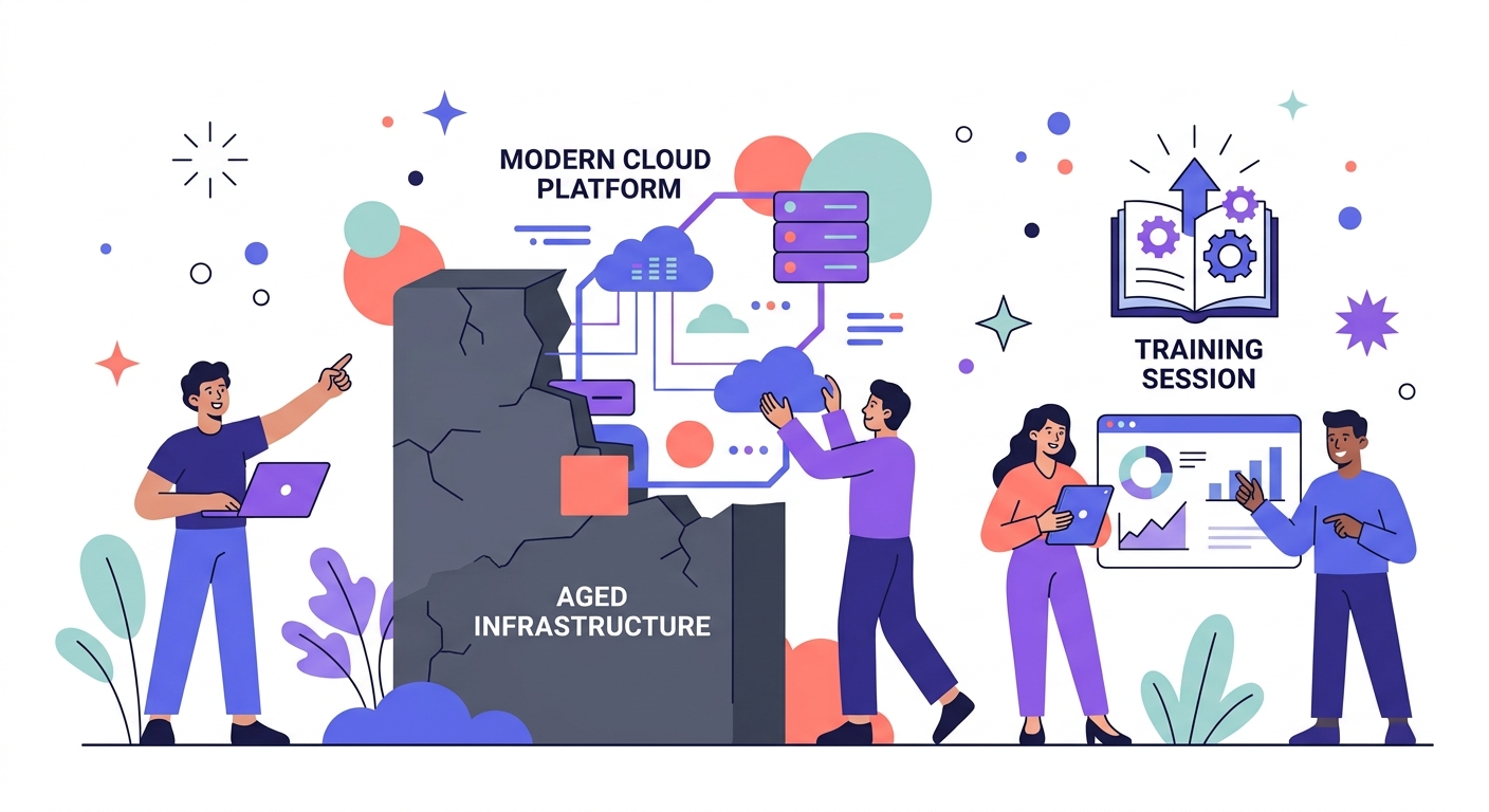 Enterprise IT Modernization illustration