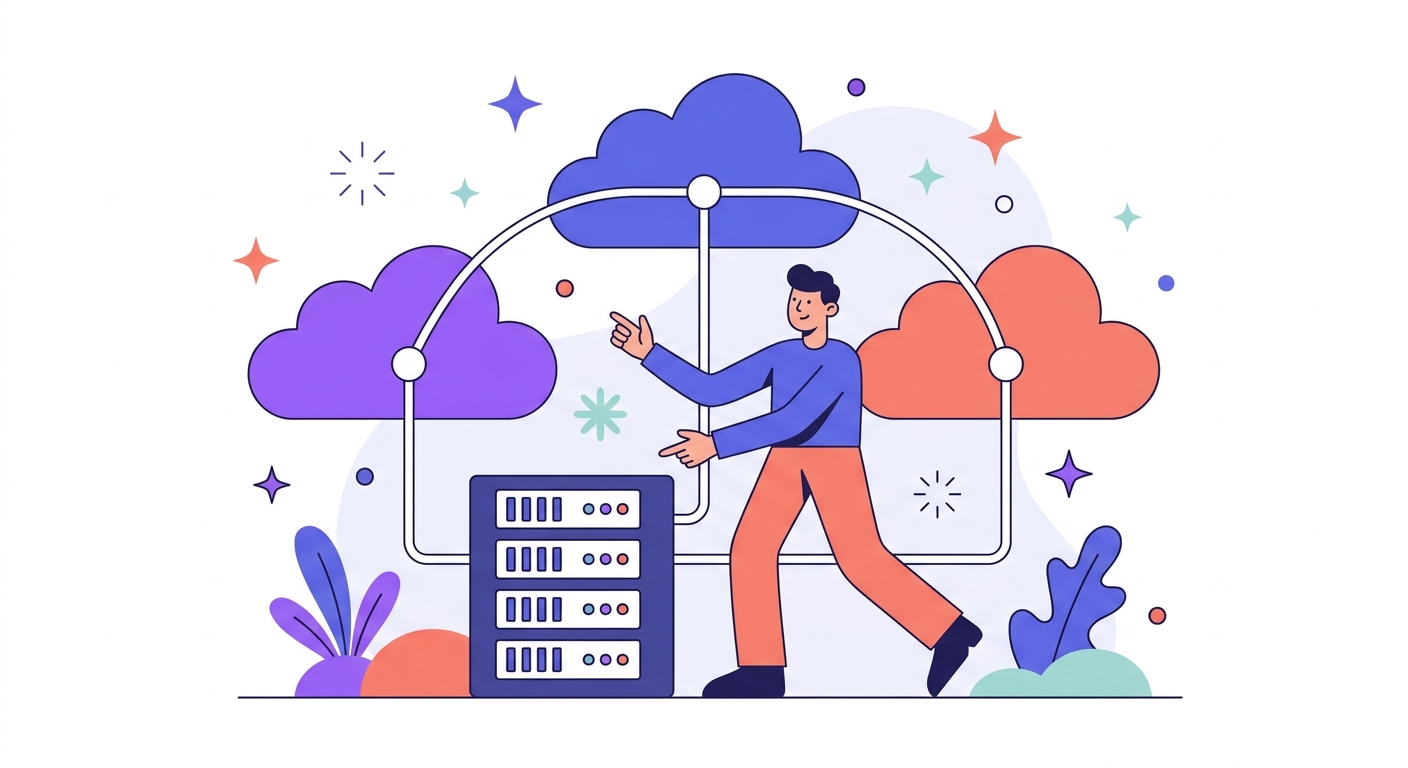 Hybrid & Multi-Cloud Solutions illustration