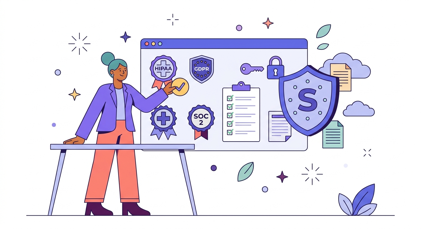 IT Security & Compliance Consulting illustration