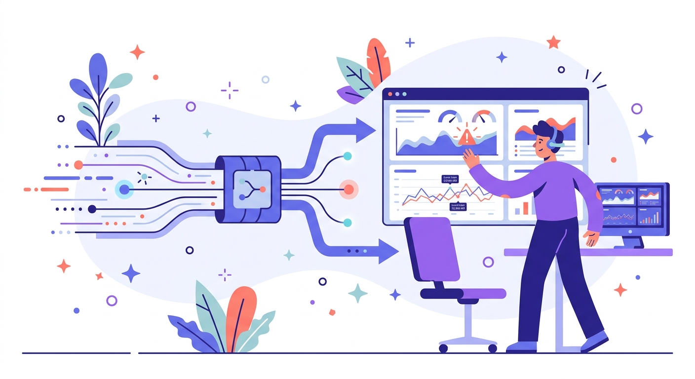 Real-Time Data Analytics illustration