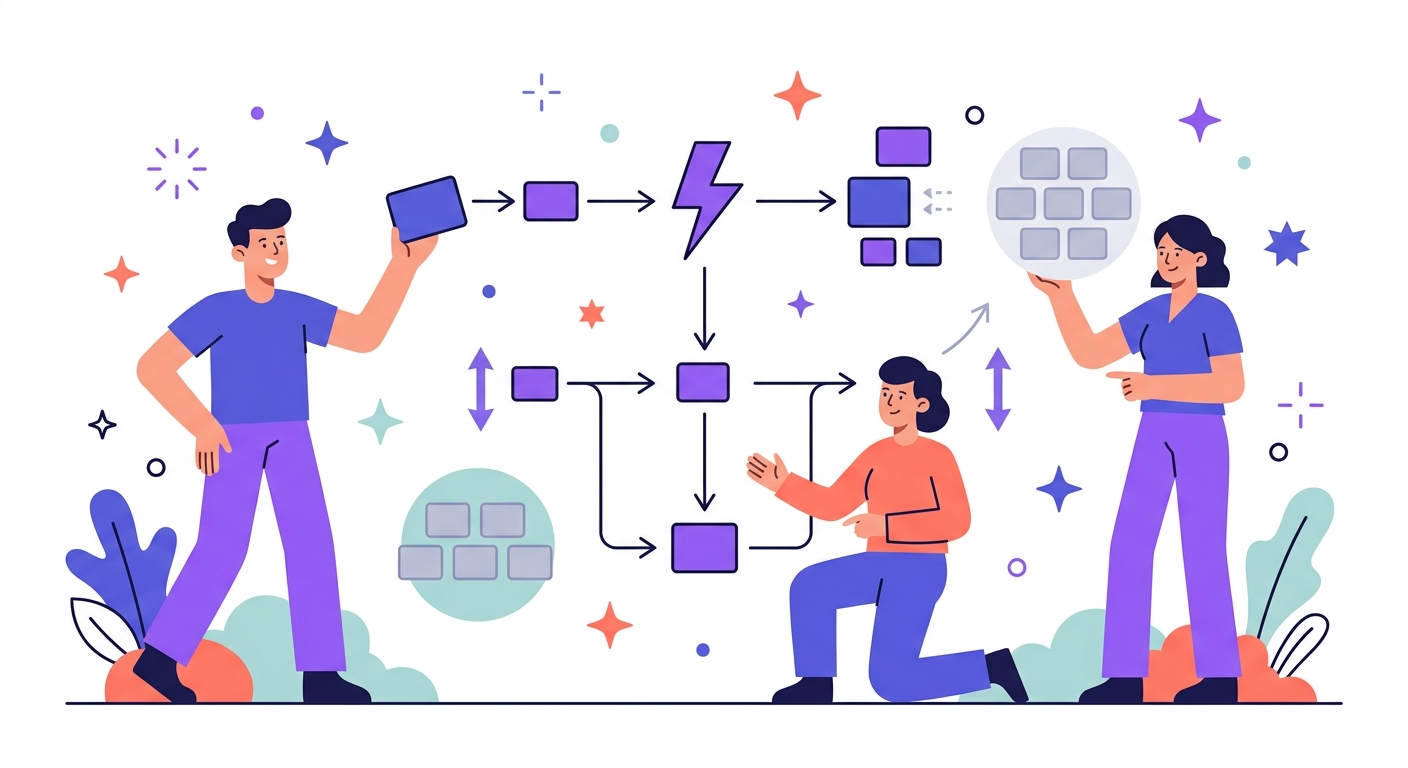 Serverless & Microservices Architecture illustration